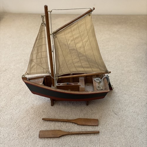 Vintage wooden sailing boat - wooden,