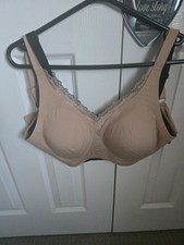 QVC - Rhonda Shear Gel Bra. Black/Nude. Size Large