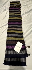 Paul Smith - stripe scarf 100%