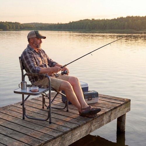 Folding camping chair - folding,