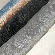 Roses Floral Embossed Velvet