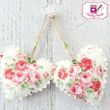 2 Pink Rose Decorative