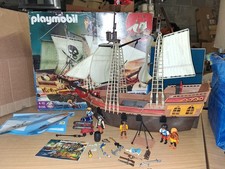 Playmobil 5135 Large Pirate Ship Boxed Used / Clearance
