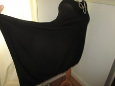 COS black poncho jumper quirky