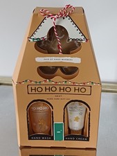 NEXT Gingerbread Hand Care Gift Set Trio Handwash Handcream & Hand Warmers NEW