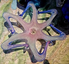 Murano pastel coloured openwork glass dish - unique - Christmas gift 🎁 