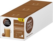 Nescafé Dolce Gusto Café Au Lait Coffee Pods 3 Boxes 90 Capsules In Total