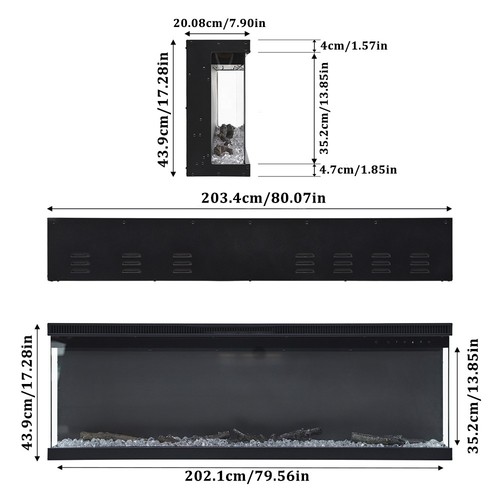 Electric fire media - 50/60/80",