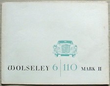 WOLSELEY 6/110 Mark II Car