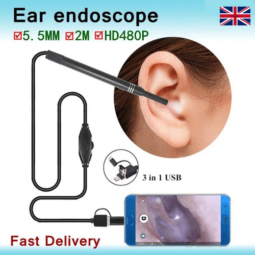 Led endoscope otoscope ear - led,