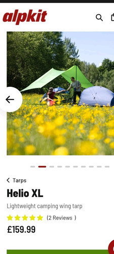 Alpkit helio shade - alpkit,