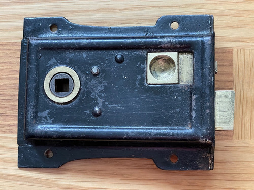 Antique victorian rim lock - antique,