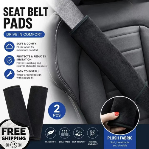 Car seat belt - seat, pads