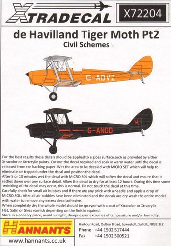 Xtradecal x72204 82a - x72204, dh.82a
