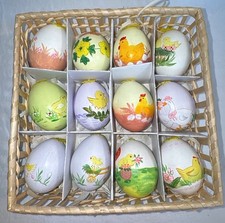 Vintage Hand-painted Blown