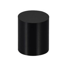 Black Acrylic Solid Cylinder