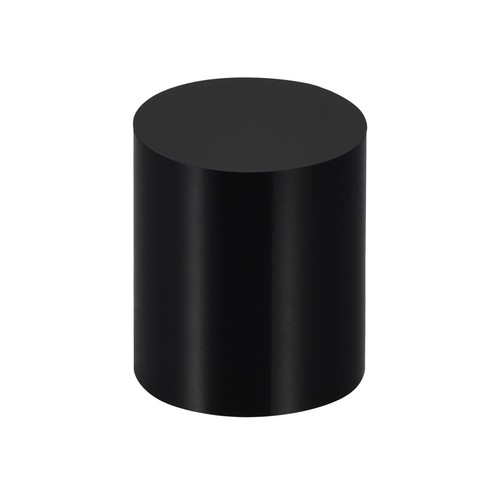 Black acrylic solid - solid, cylinder