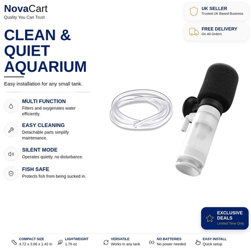 Internal mini aquarium filter - internal,