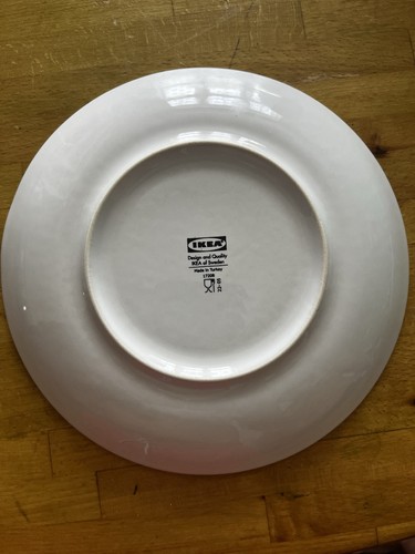 Ikea white round - ikea,