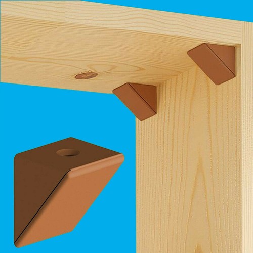 Brown plastic corner - 2x,