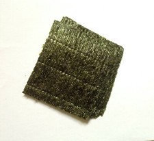 25 Sheets Grade A Nori seaweed. Marine fishfood. 4" x 4". BUY 3 GET 1 FREE