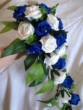 WEDDING FLOWER ROYAL BLUE AND