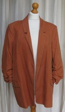M&S Burnt orange linen mix