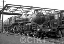 Railway   B/W  Negative      35mm  BR  73025  Cardiff  1957.