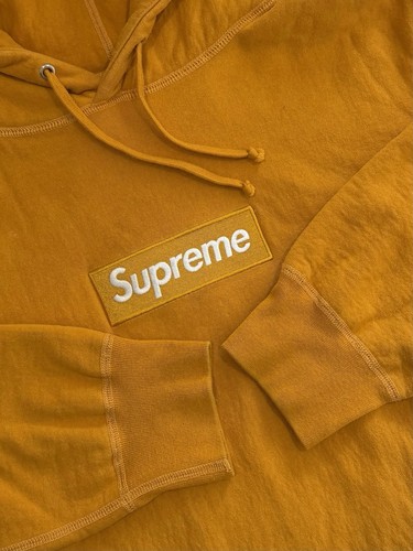 Supreme mustard box logo - box,