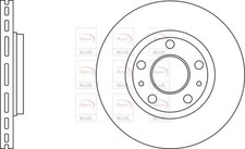 2 X FRONT AXLE BRAKE DISCS SET