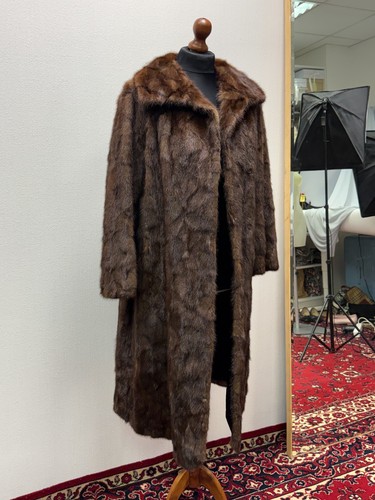 Vintage swedish mink fur coat - mink,