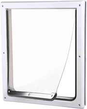 Pet Flap Door for Dogs 2 Ways Locking Pet Flap Door Wall Entry 33x40cm