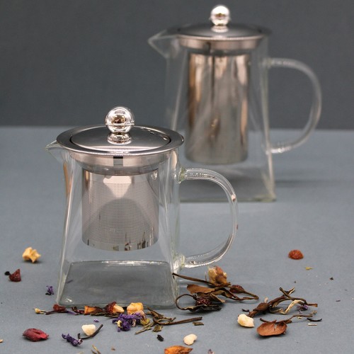 Glass infuser teapot tower - glass,