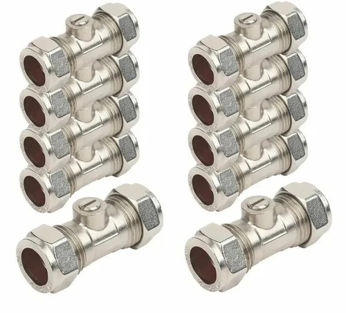 15mm isolation valve - isolation, chrome