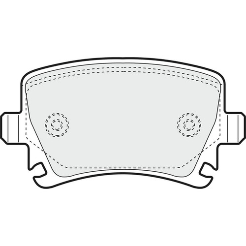 Brake pads set for jetta - set, vw
