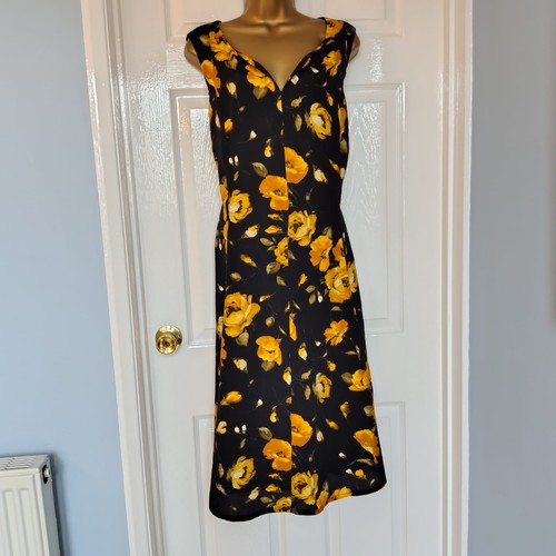 Kaleidoscope black yellow rose - black,