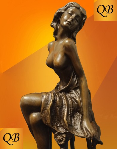 Art deco bronze figurine - bronze,
