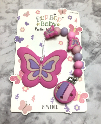 Bop baby pacifier clip - bop,
