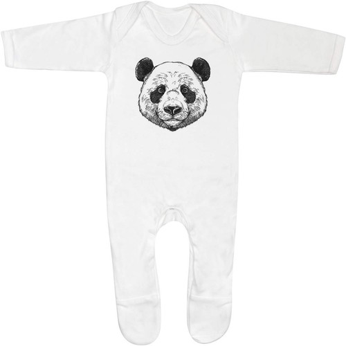 Panda head baby romper - baby,