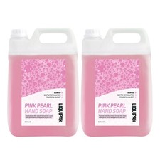 Liquipak Hand Soap 5L x 2 (10L) Hand Wash Refill, Pink Pearl Hand Soap Liquid