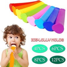 4 6 8 12pcs ice lolly mould silicone push up ice cream frozen 6 inch