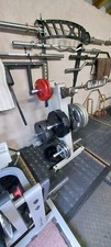 Heavy Duty Technogym Olympic Plate Weight Tree Storage Rack