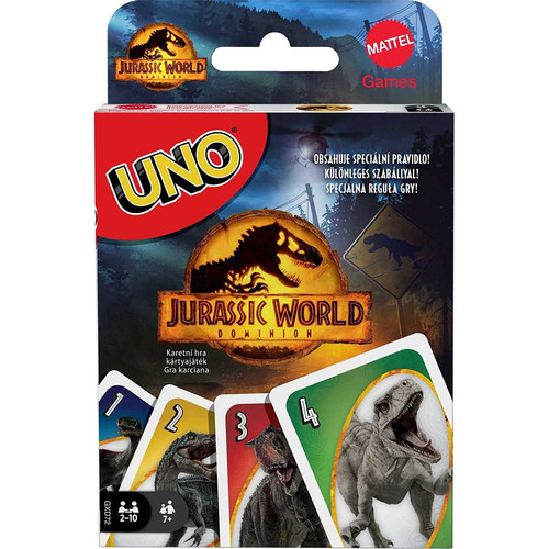 Uno jurassic world - jurassic, dominion
