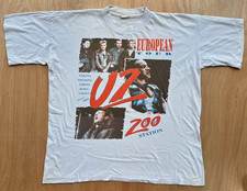 U2 Vintage 80s European Tour Band T-shirt XXL