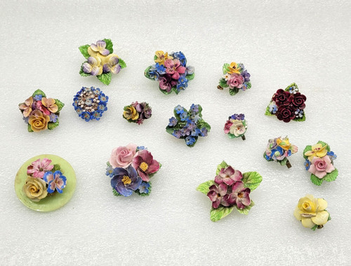 Vintage ceramic flower - vintage,