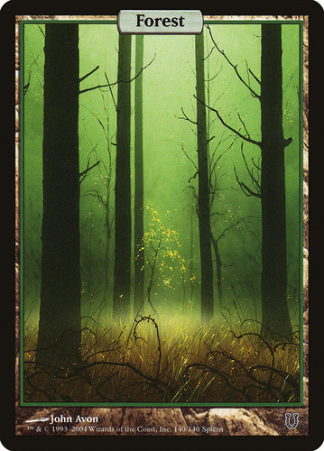 Mtg forest unhinged - mtg, (140)