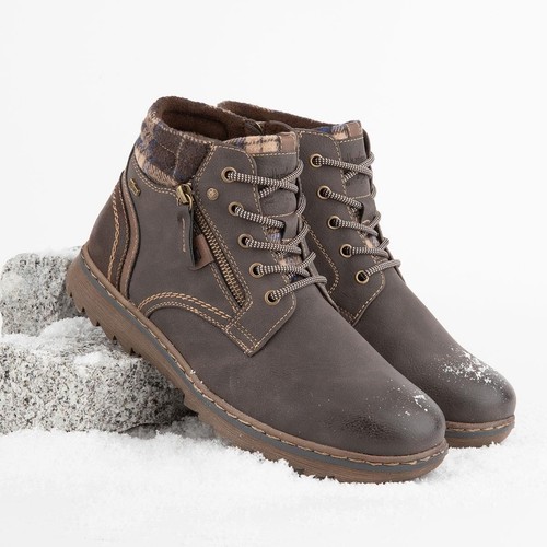 Relife mens boots brown - mens, lace