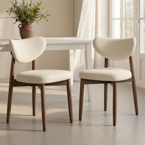 Set fabric dining chairs - set,