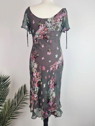 Vintage monsoon silk floral - silk,