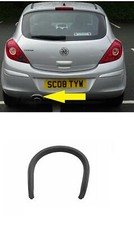 VAUXHALL CORSA D SXi MODELS 2007 - 2014 REAR BUMPER EXHAUST TRIM MOULDING PRIMED